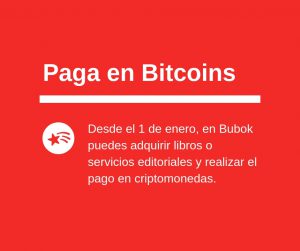 Pagar con bitcoins: ahora es posible en Bubok