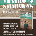 Teatro de sombras, de Luis Barallat, a la venta