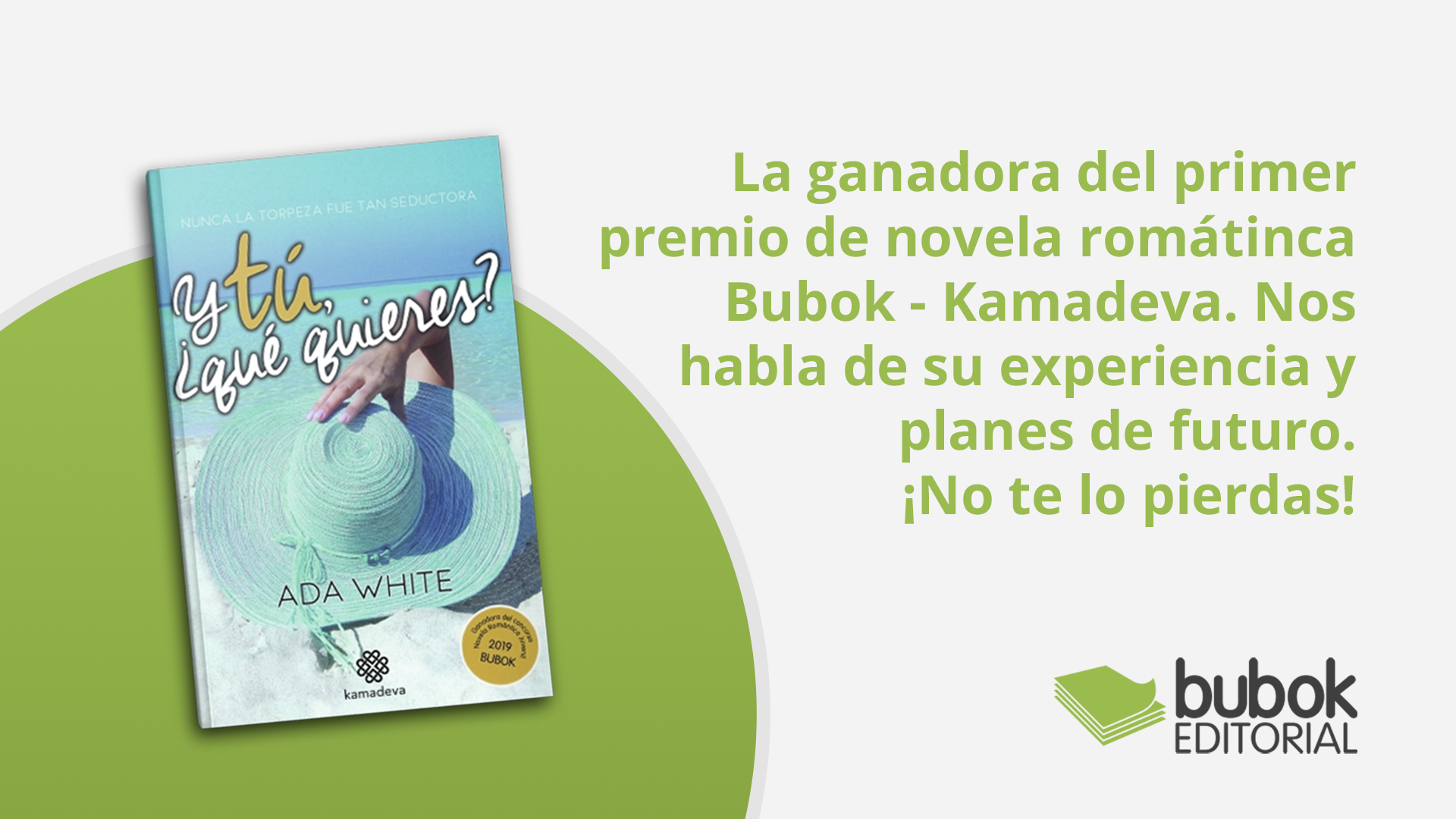 Entrevistamos a la ganadora del primer premio de novela romátinca Bubok - Kamadeva.