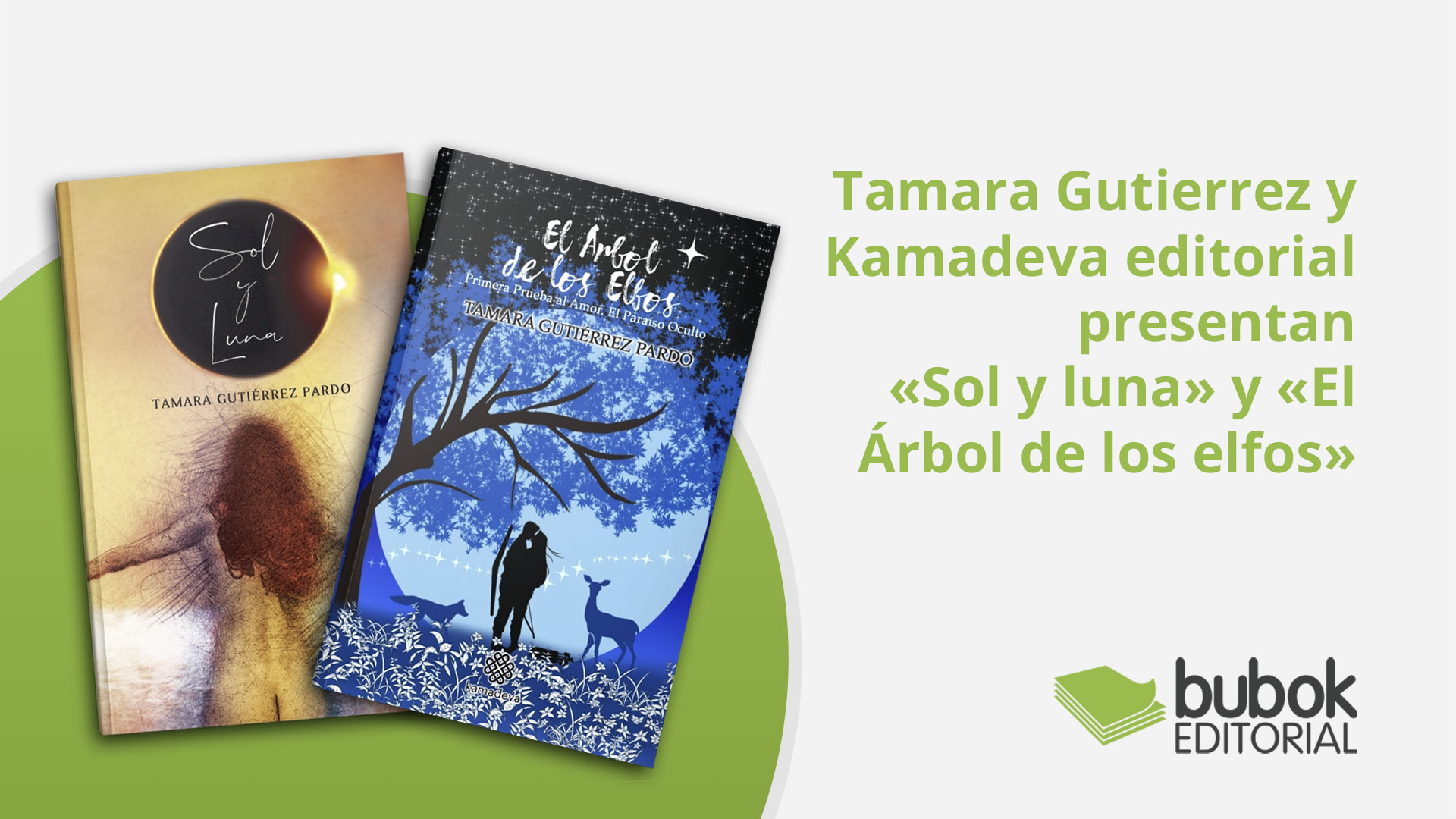 Tamara Gutierrez y Kamadeva presentan sus dos nuevos libros : «Sol y luna» y «El árbol de los elfos»