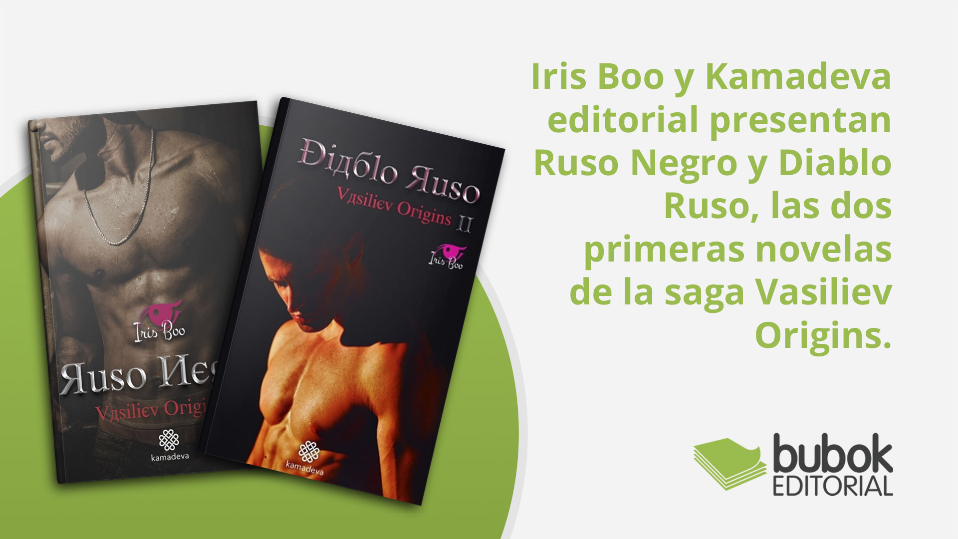 Ruso Negro y Diablo Ruso, las dos primeras novelas de la saga Vasiliev Origins.