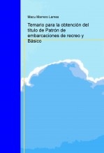 Temario para la obtención del título de Patrón de embarcaciones de recreo y Básico