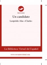 Libro Un candidato, autor Biblioteca Miguel de Cervantes