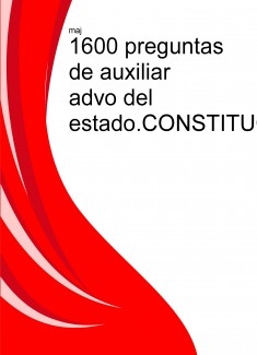 1600 preguntas de auxiliar advo del estado