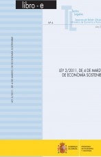 Libro TEXTOS LEGALES Nº 4/2011 "LEY 2/2011, DE 4 DE MARZO, DE ECONOMÍA SOSTENIBLE, autor Libros del Ministerio de Hacienda