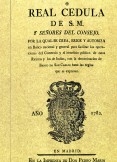 Real Cédula del año 1782 por la que se crea el Banco de San Carlos (ed. facsímil)