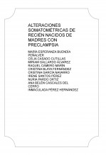 ALTERACIONES SOMATOMÉTRICAS DE RECIÉN NACIDOS DE MADRES CON PRECLAMPSIA