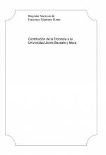 Contribución de la Etocracia a la Universidad Jaime Bausate y Meza