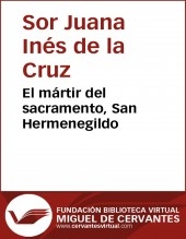 Libro El mártir del sacramento, San Hermenegildo, autor Biblioteca Miguel de Cervantes