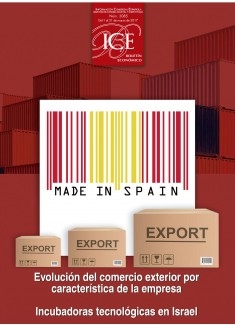 Boletín Económico. Información Comercial Española (ICE). Núm. 3085. Evolución del comercio exterior por característica de la empresa. Incubadoras tecnológicas en Israel