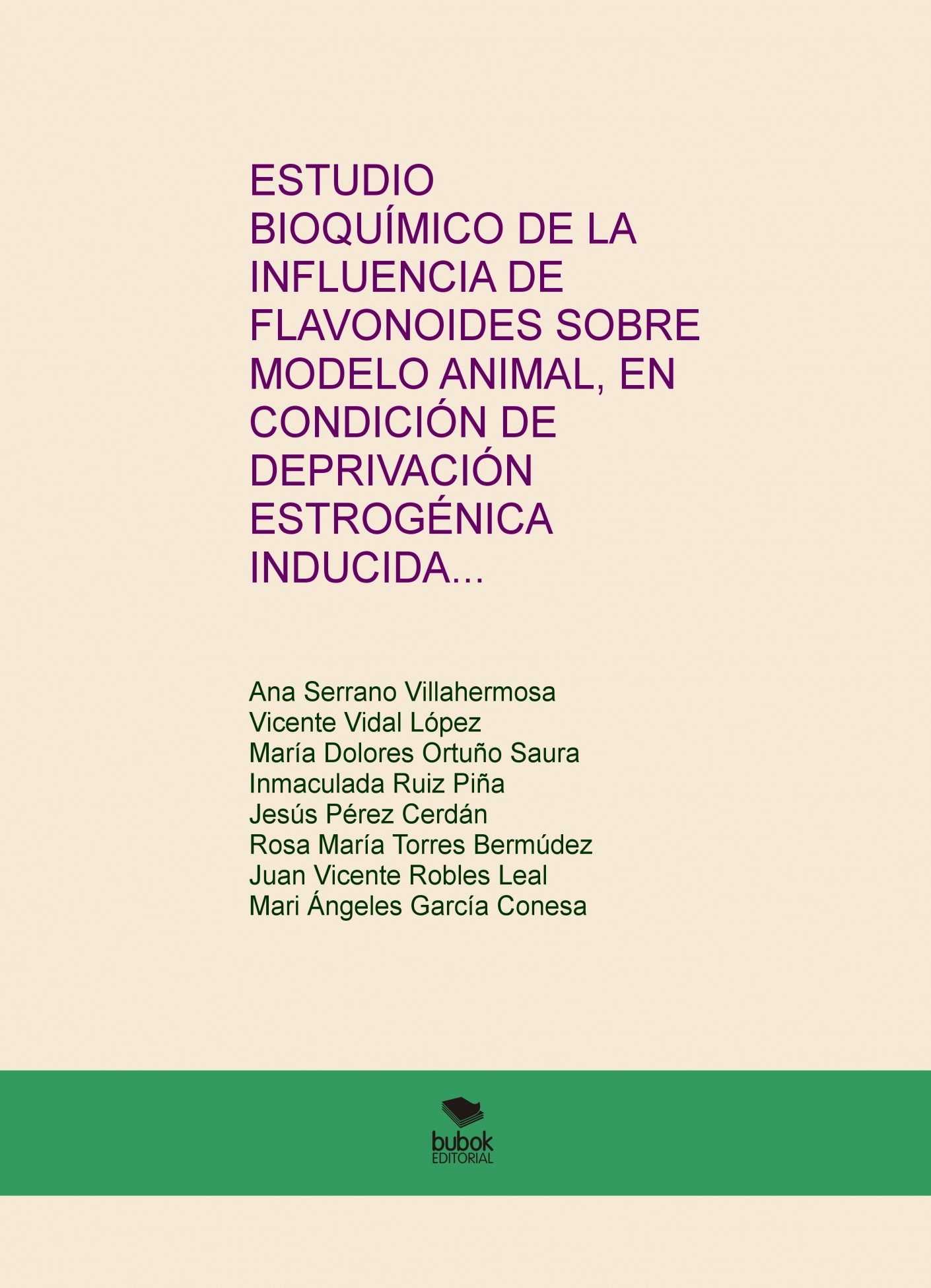 Estudio bioquímico de la influencia de flavonoides sobre modelo anima