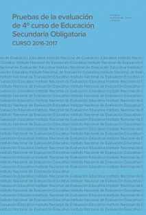 Pruebas de la evaluación de 4º curso de educación secundaria obligatoria. Curso 2016-2017