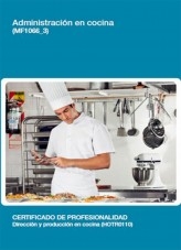 Libro MF1066_3 - Administración en cocina, autor Editorial Elearning 