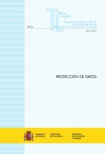 Libro TEXTO LEGAL Nº 2/2019 "PROTECCIÓN DE DATOS" (Actualización febrero 2019), autor Libros del Ministerio de Hacienda