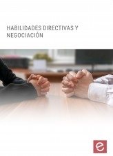 Libro Habilidades directivas y negociación, autor Editorial Elearning 