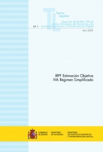 TEXTO LEGAL Nº 1/2020 "IRPF Estimación Objetiva - IVA Régimen Simplificada"