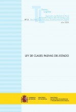 Libro TEXTO LEGAL Nº 3/2020 "LEY DE CLASES PASIVAS DEL ESTADO", autor Libros del Ministerio de Hacienda