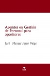 Apuntes en Gestión de Personal para opositores