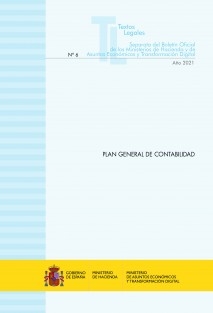 TEXTO LEGAL Nº 6/2021 "PLAN GENERAL DE CONTABILIDAD"