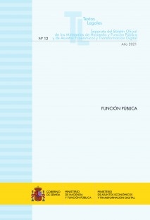 TEXTO LEGAL Nº 12 "FUNCIÓN PÚBLICA" (Actualización diciembre 2021)