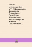 revista argenteuil! nº11 A (des)aparición de occidente. Entrevista con Daniel Palau (Presidente do IGADI)