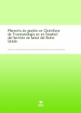 Memoria de gestión en Quirófano de Traumatología en un hospital del Servicio de Salud del Reino Unido