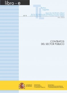 TEXTO LEGAL Nº 9/2023 "CONTRATOS DEL SECTOR PÚBLICO" (Actualización agosto 2023)