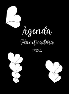 Agenda semanal y mensual, 12 meses 2024