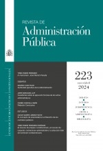 Libro Revista de Administración Pública, nº 223, enero/abril 2024, autor Centro de Estudios Políticos 