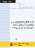 TEXTO LEGAL Nº 1/2024 "REGLAMENTO GENERAL DE LAS ACTUACIONES Y PROCEDIMIENTOS DE GESTIÓN E INSPECCIÓN TRIBUTARIA Y DE DESARROLLO DE LAS NORMAS COMUNES DE LOS PROCEDIMIENTOS DE APLICACIÓN DE LOS TRIBUTOS" (Actualización febrero 2024)