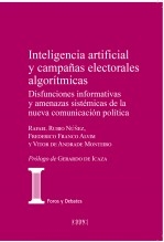 Libro Inteligencia artificial y campañas electorales algorítmicas, autor Centro de Estudios Políticos 