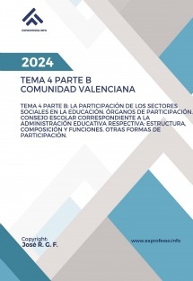 Tema 4 PARTE B: La participación de los sectores sociales en la Educación. Órganos de participación