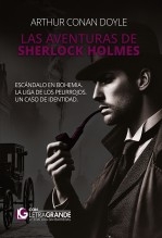 Libro Las aventuras de Sherlock Holmes: Escándalo en Bohemia - La Liga de los Pelirrojos - Un caso de identidad (Letra Grande), autor Ediciones LetraGRANDE