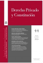 Libro Derecho Privado y Constitución, nº 44, enero-junio, 2024, autor Centro de Estudios Políticos 